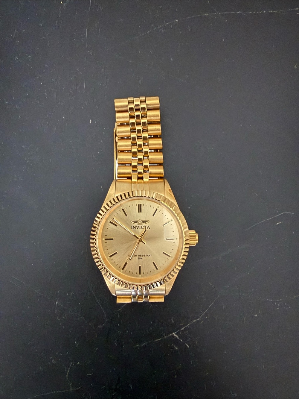 Gold Invicta Watch